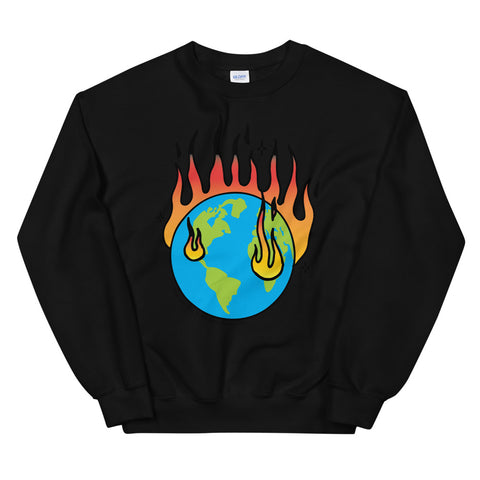 AS THE WORLD BURNZ CREWNECK SWEATER